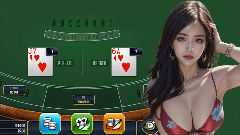 Tựa game Baccarat có lối chơi đơn giản và tỷ lệ thắng cược cao